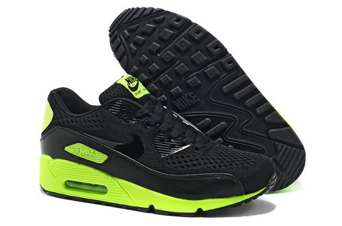 Nike Air Max 90 Premium Em Men Black Green Running Shoes Outlet Store
